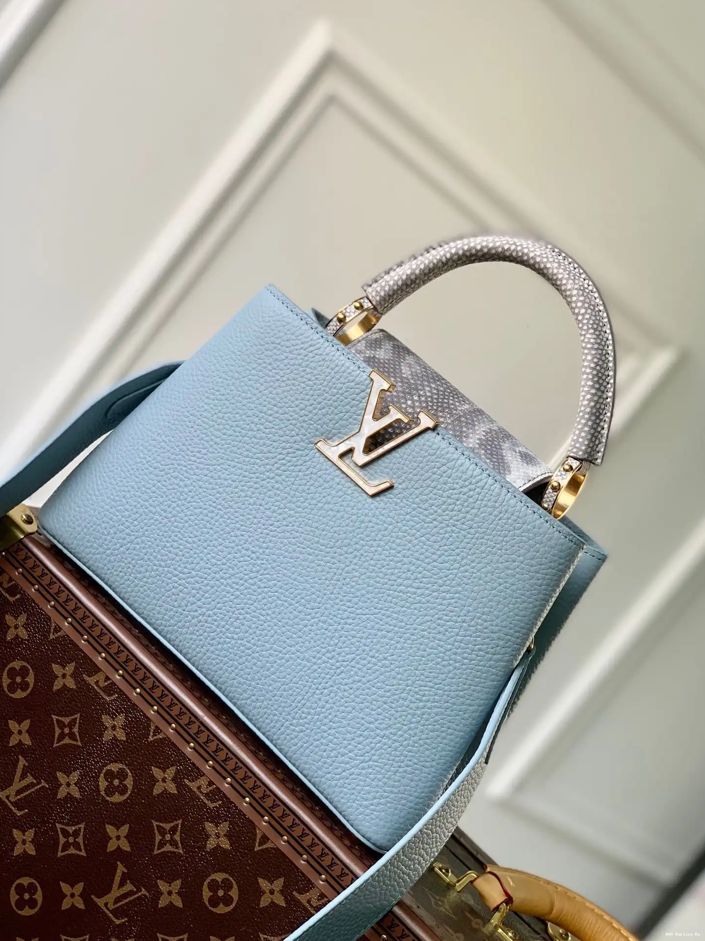 AAA Pruses Bags VUITTON LOUIS CAPUCINES BB 0601